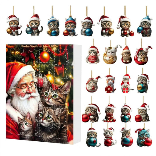 Animal Ornament Advent Calendar – 24 hanging figures for the tree
