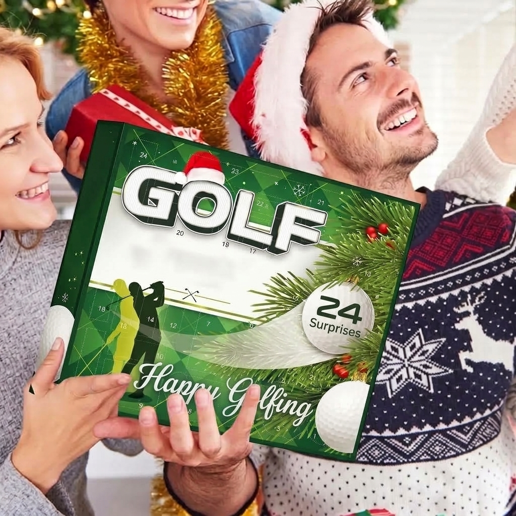 Golf Advent Calendar – 24 doors of tees, markers and practice balls