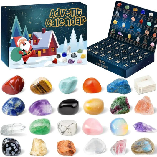 Gemstone Advent Calendar – 24 natural stones for collectors