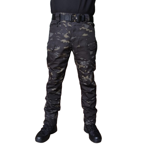Tactical Cargo Pants – eight pockets, ripstop cotton blend, knee pad inserts