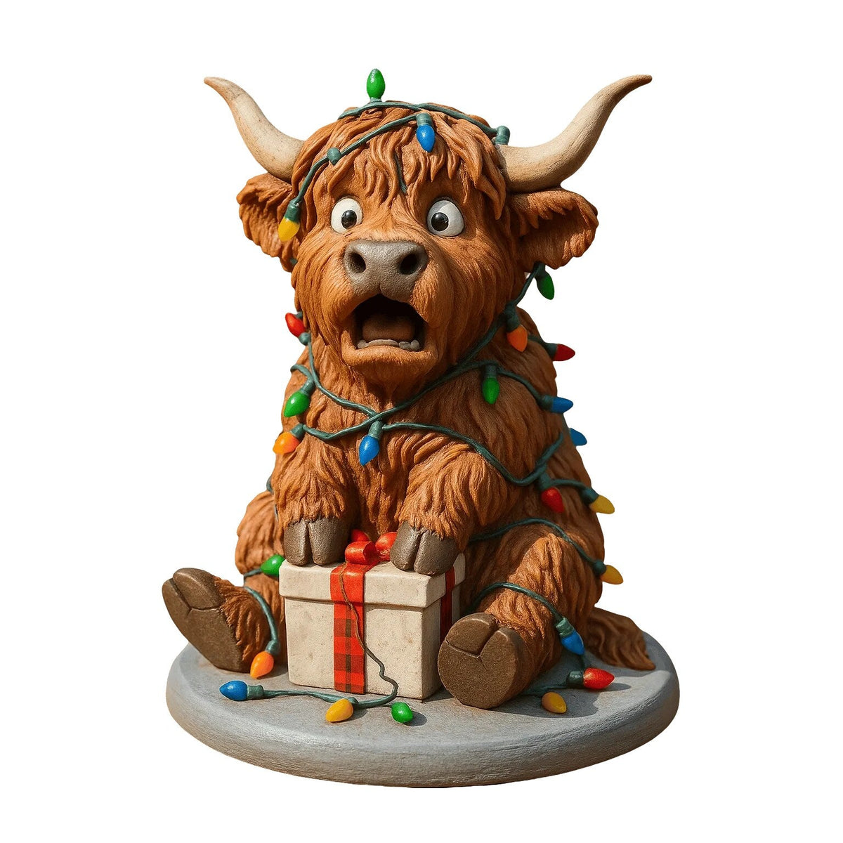 Highland Cow Advent Calendar – 24 resin figures, one each day