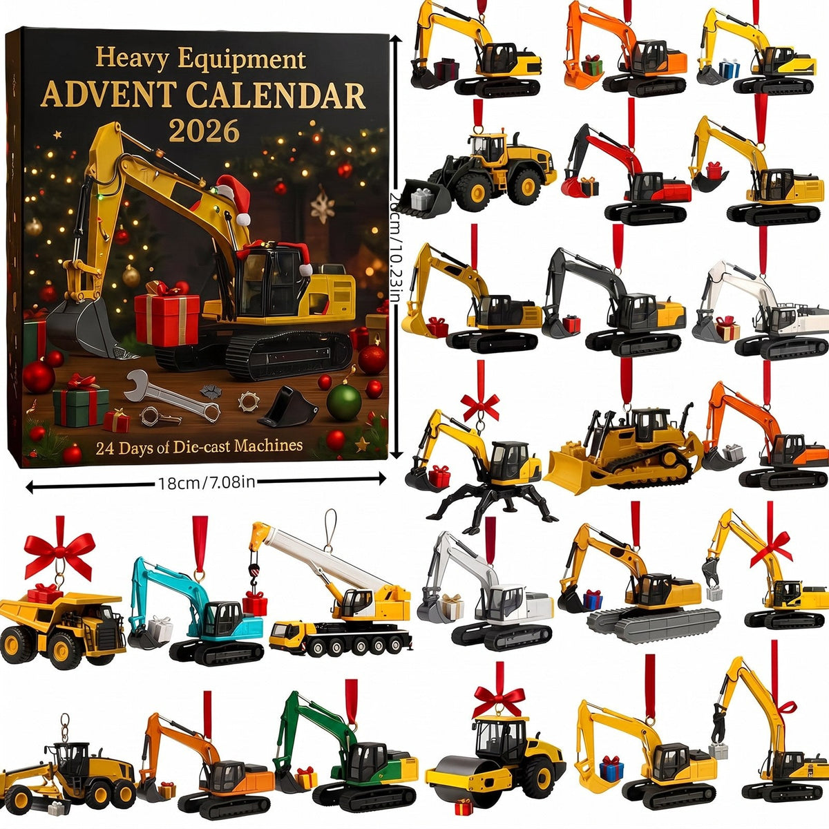 Construction Advent Calendar – 24 Die-Cast Machines