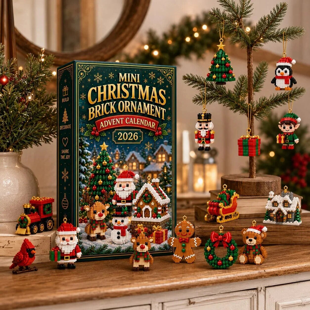 Advent Calendar – 24 mini-sets, plastic, daily assembly