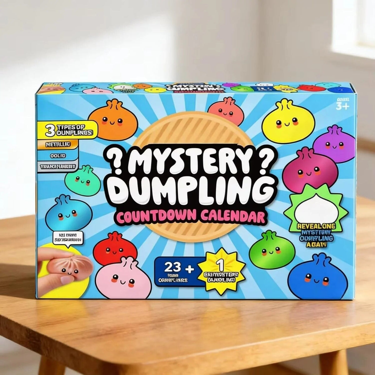Advent calendar – 24 squishy figures, Christmas countdown