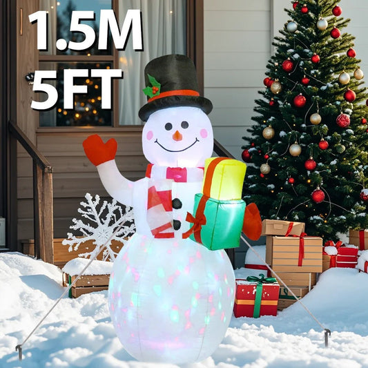 Inflatable Light-Up Snowman