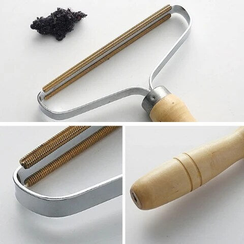 Lint Roller – reusable metal bristles, eco-friendly
