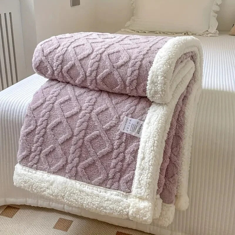 Sherpa Throw – reversible design, soft fleece, multiple sizes