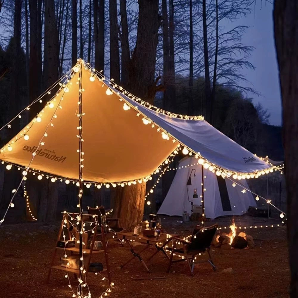 Solar Star and Globe Lights