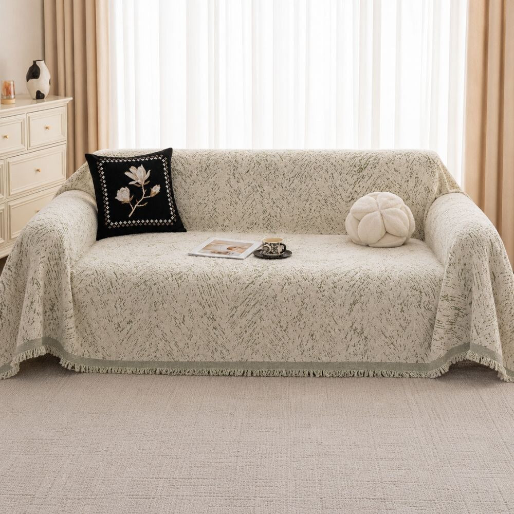 Speckled Chenille Couch Cover – protective fabric, five sizes