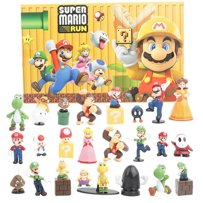 PVC Figure Advent Calendar – 24 collectible characters in several sets