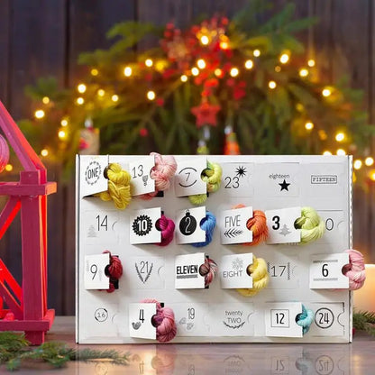 Yarn Advent Calendar – 24 mini skeins of wool yarn