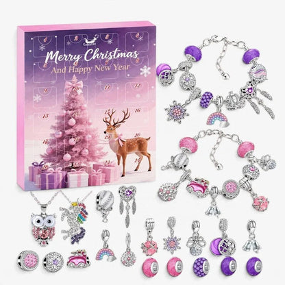 DIY Bracelet Advent Calendar – 24 charms, beads and a chain to assemble