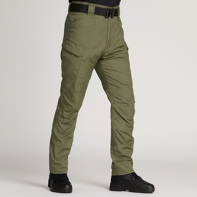 Tactical Cargo Pants – eight pockets, ripstop cotton blend, knee pad inserts