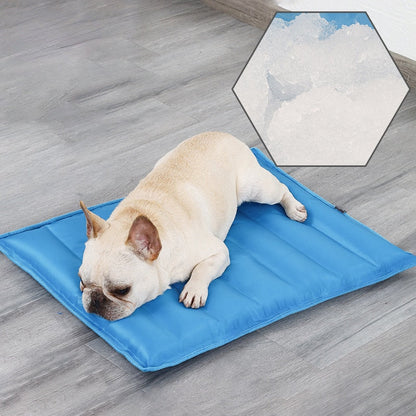 Water-Filled Pet Cooling Mat – foldable, wipe clean, two sizes