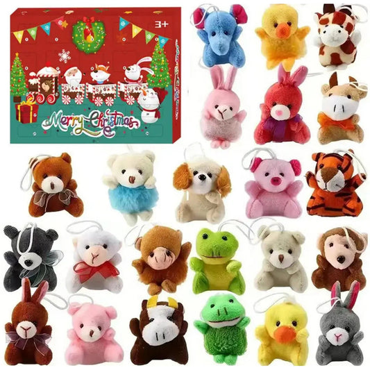 Plush Animal Advent Calendar – 24 mini plush toys to hang