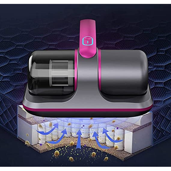 Dust Mite Vacuum – UV lamp, see-through dust cup, three colours