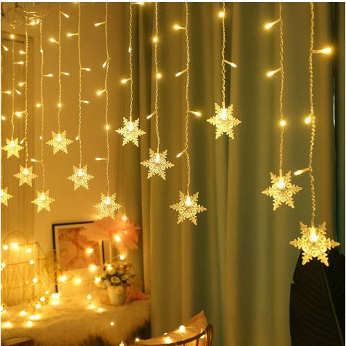 Snowflake Curtain Lights