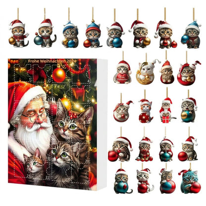 Animal Ornament Advent Calendar – 24 hanging figures for the tree