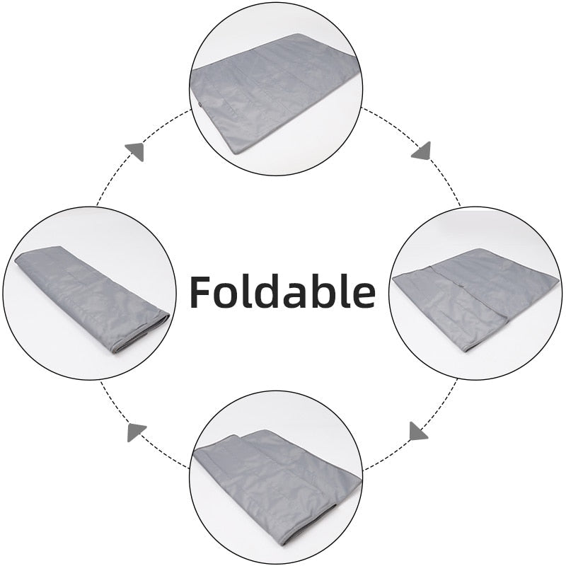 Water-Filled Pet Cooling Mat – foldable, wipe clean, two sizes