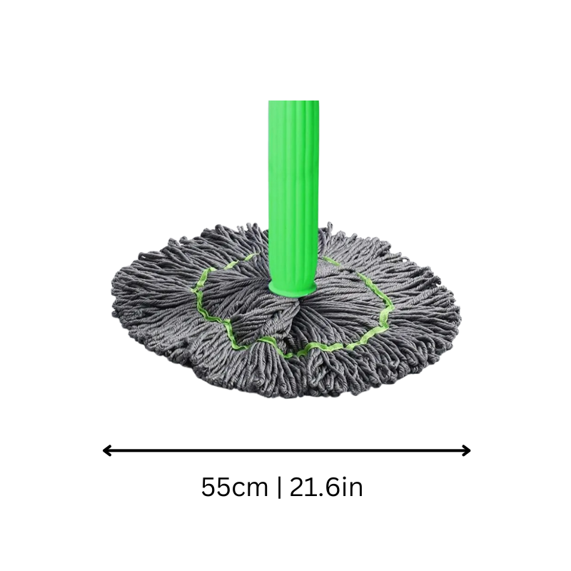 Mop and Bucket Set – hands-free wringing, wet and dry compartments
