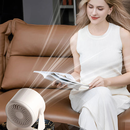 Desk Fan – quiet running, three speeds, LED display