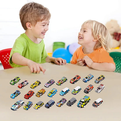 Toy Car Advent Calendar – 24 pull-back cars, one behind each door