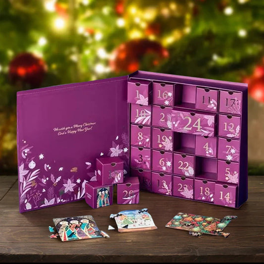 Puzzle Advent Calendar – 24 drawers of Christmas jigsaw pieces
