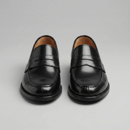 Mens Loafers – penny strap, slip-on, polished leather