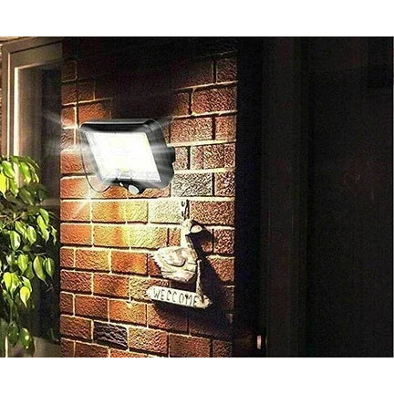 Solar Wall Floodlight – motion sensor, three light modes, separate panel