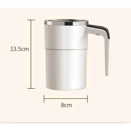 Self Stirring Mug – magnetic stirrer, temperature display, rechargeable
