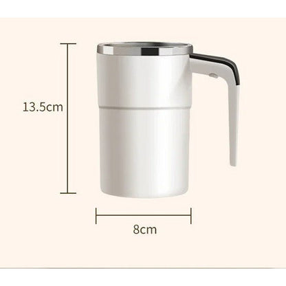 Self Stirring Mug – magnetic stirrer, temperature display, rechargeable