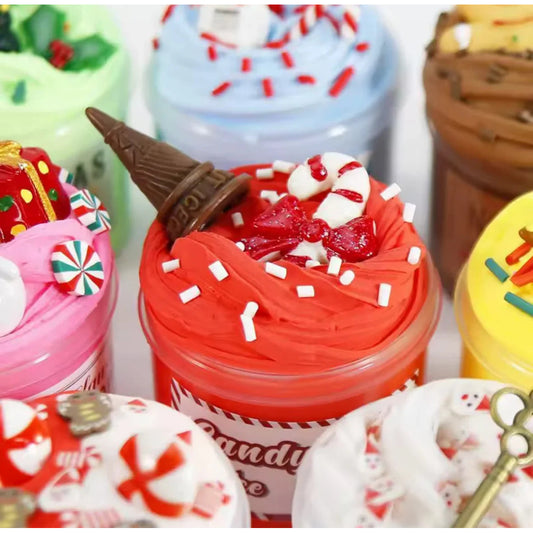 Slime Advent Calendar – 24 jars of glitter, pearl, butter and neon slime
