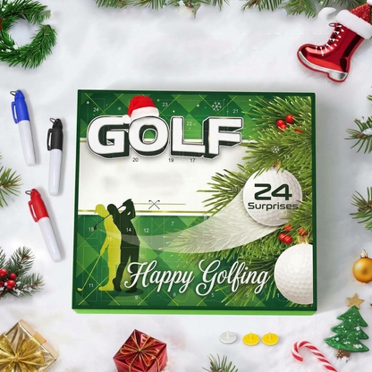 Golf Advent Calendar – 24 doors of tees, markers and practice balls