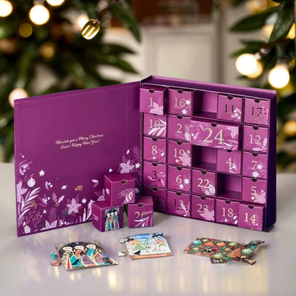 Puzzle Advent Calendar – 24 drawers of Christmas jigsaw pieces