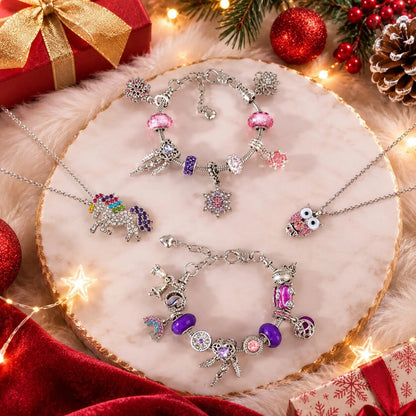 DIY Bracelet Advent Calendar – 24 charms, beads and a chain to assemble