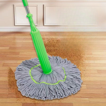 Mop and Bucket Set – hands-free wringing, wet and dry compartments