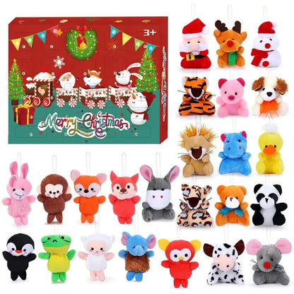 Plush Animal Advent Calendar – 24 mini plush toys to hang