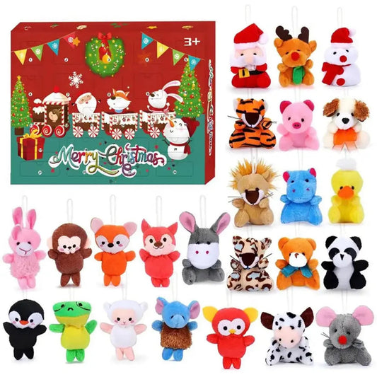 Plush Animal Advent Calendar – 24 mini plush toys to hang