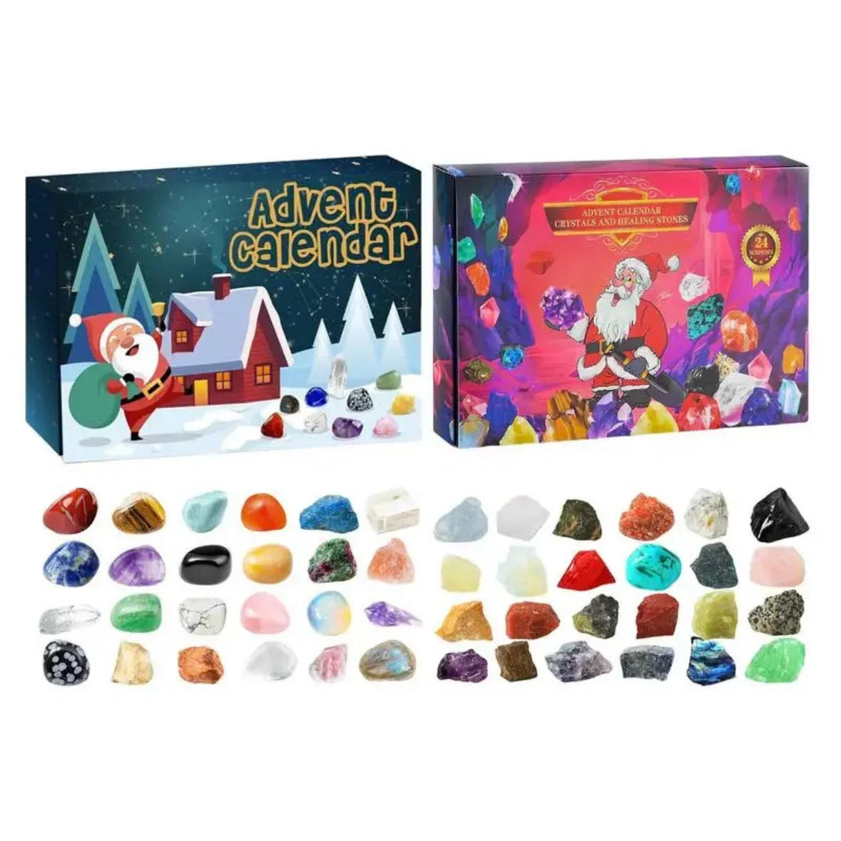Gemstone Advent Calendar – 24 natural stones for collectors