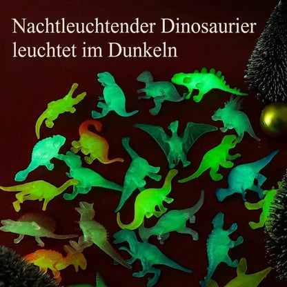 Dinosaur Advent Calendar – 24 mini dinosaur and fossil figures, some glow in the dark