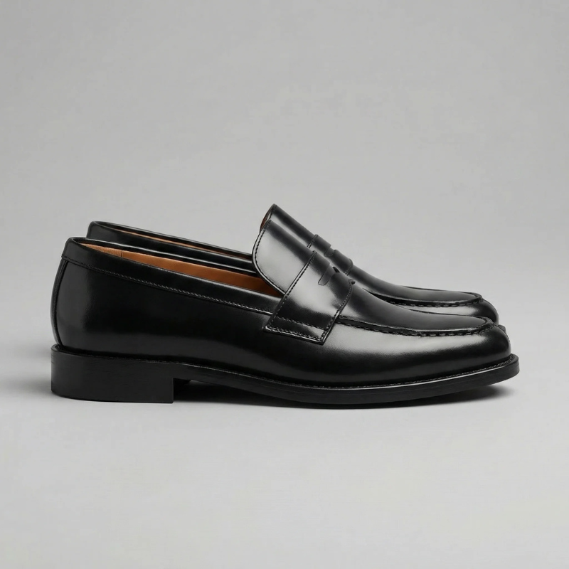 Mens Loafers – penny strap, slip-on, polished leather