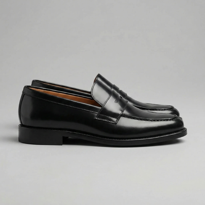 Mens Loafers – penny strap, slip-on, polished leather