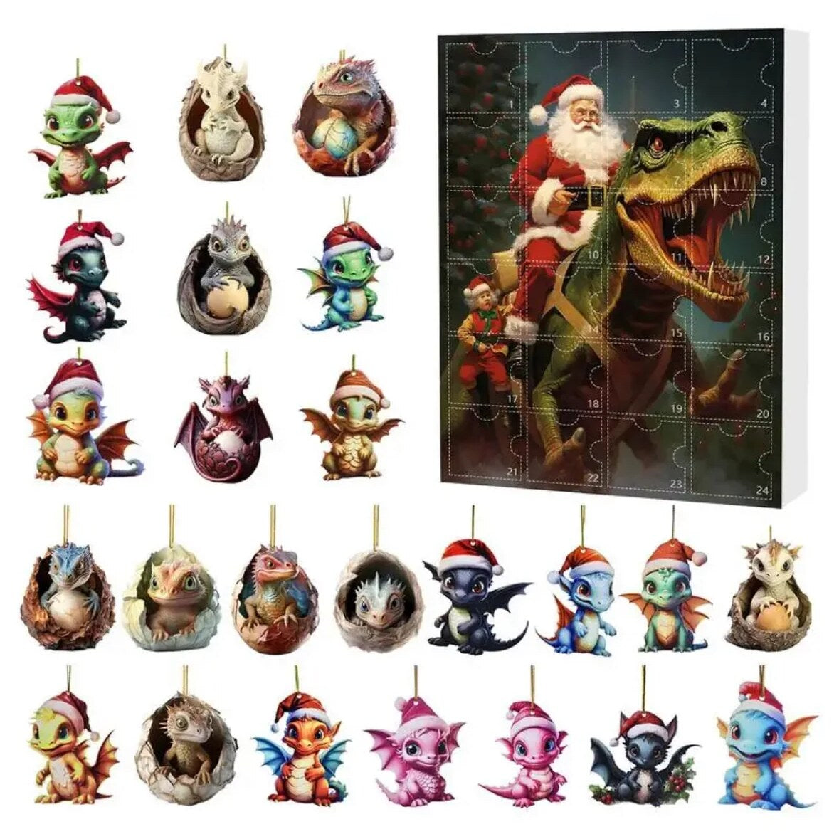 Animal Ornament Advent Calendar – 24 hanging figures for the tree