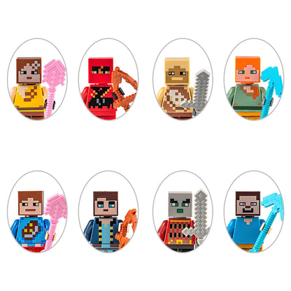 Pixel Figure Advent Calendar – 24 blocky characters and animals