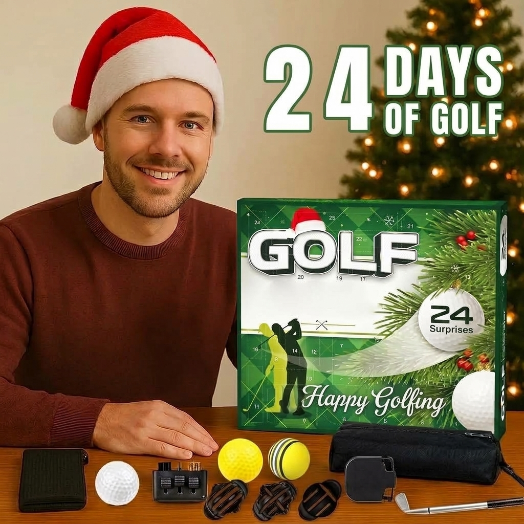 Golf Advent Calendar – 24 doors of tees, markers and practice balls
