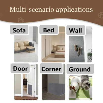 Cat Scratch Protector – self-adhesive, trim to fit, six colours