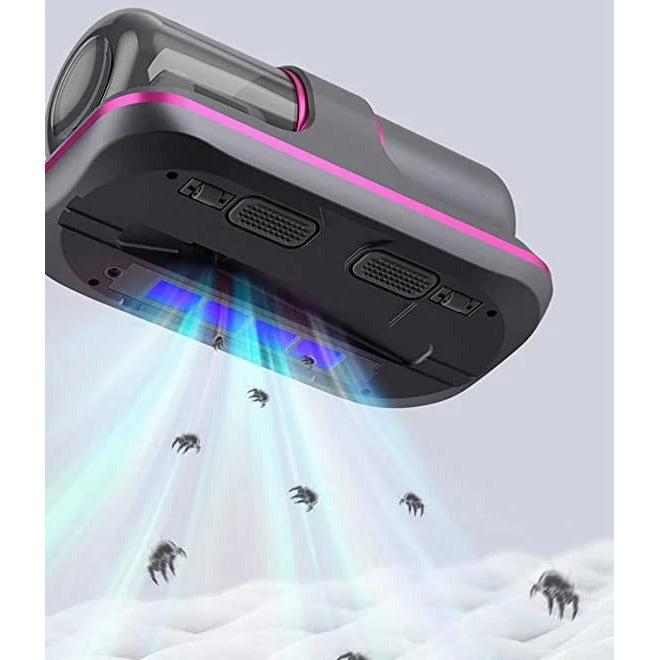 Dust Mite Vacuum – UV lamp, see-through dust cup, three colours