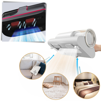 Mattress Vacuum Cleaner – UV-C lamp, vibrating pad, cordless