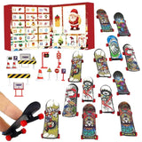 Fingerboard Advent Calendar – 24 doors, finger skateboards and street accessories