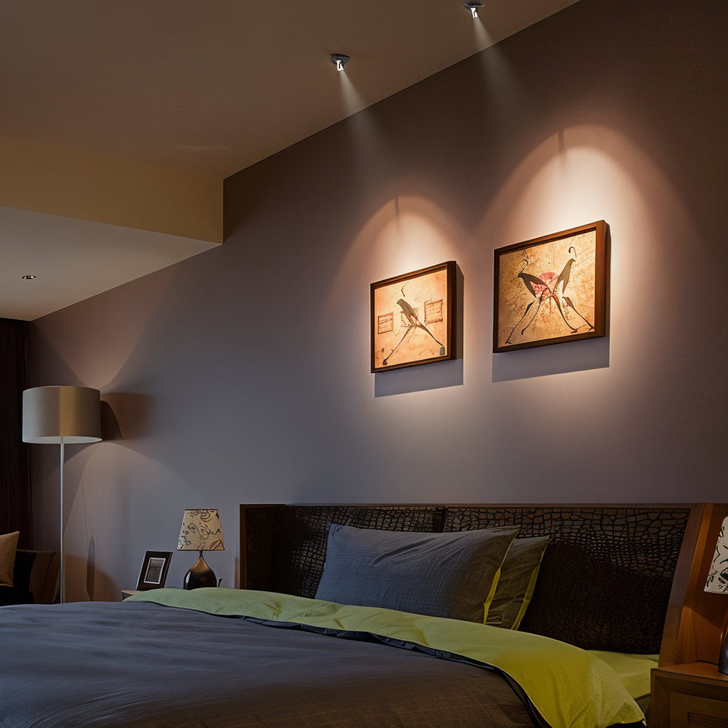 Wireless LED Spotlight – dimmable, adjustable head, no wiring